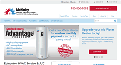 Desktop Screenshot of mckinleyheating.com